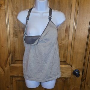 Cacique Light Gray Nursing Cami